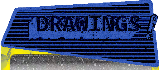 A sign saying 'Drawings'